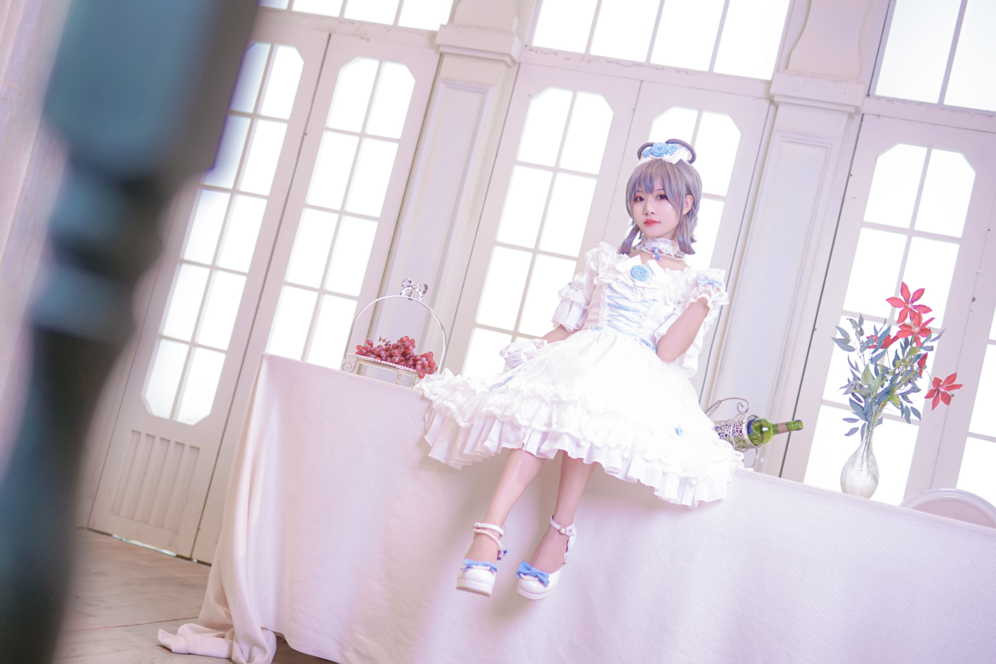 【cosplay】洛天依蔷薇花嫁cosplay