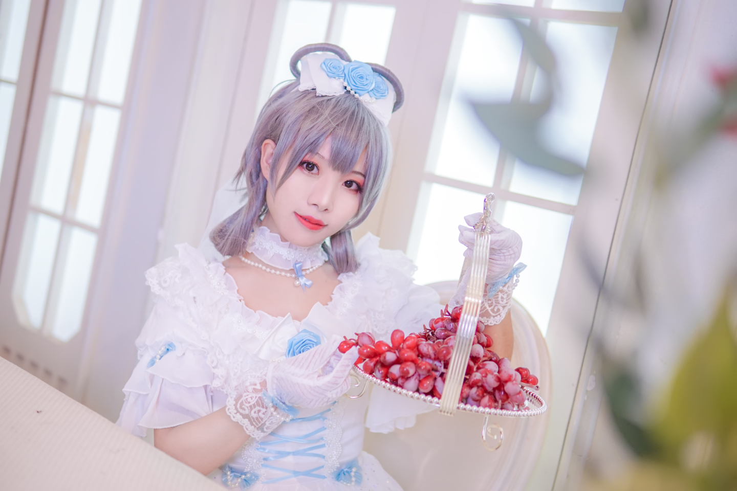 【cosplay】洛天依蔷薇花嫁cosplay
