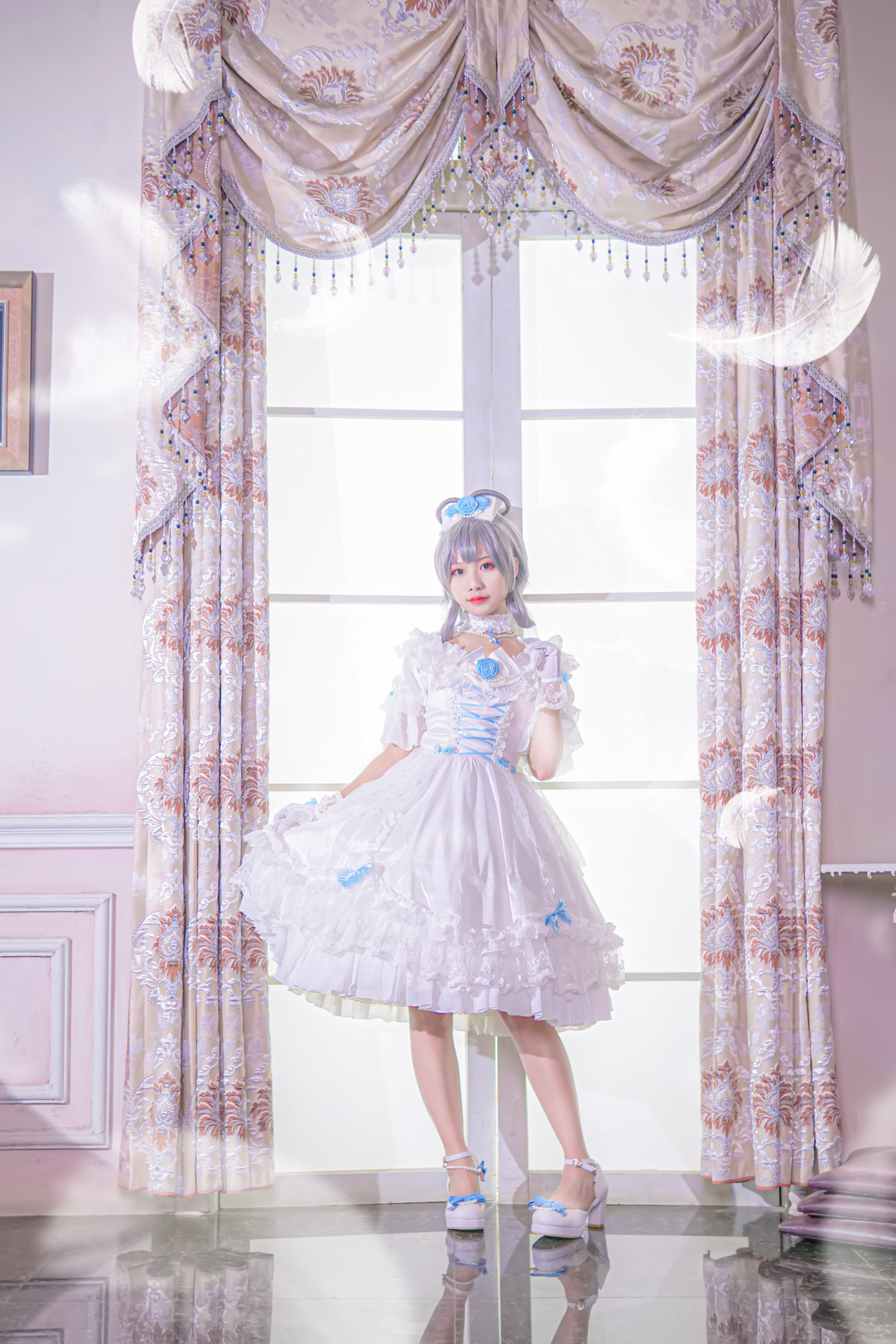 【cosplay】洛天依蔷薇花嫁cosplay