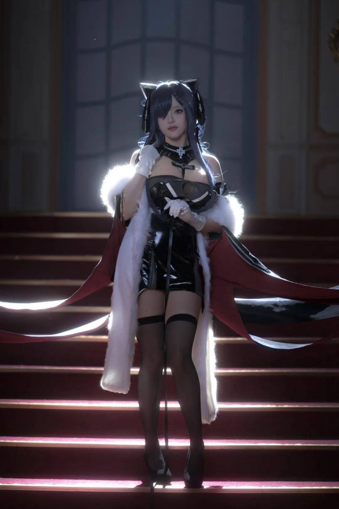 碧蓝航线 奥古斯特·冯·帕塞瓦尔cosplay 牢牢记住吧，我的“指挥官”，我的使魔