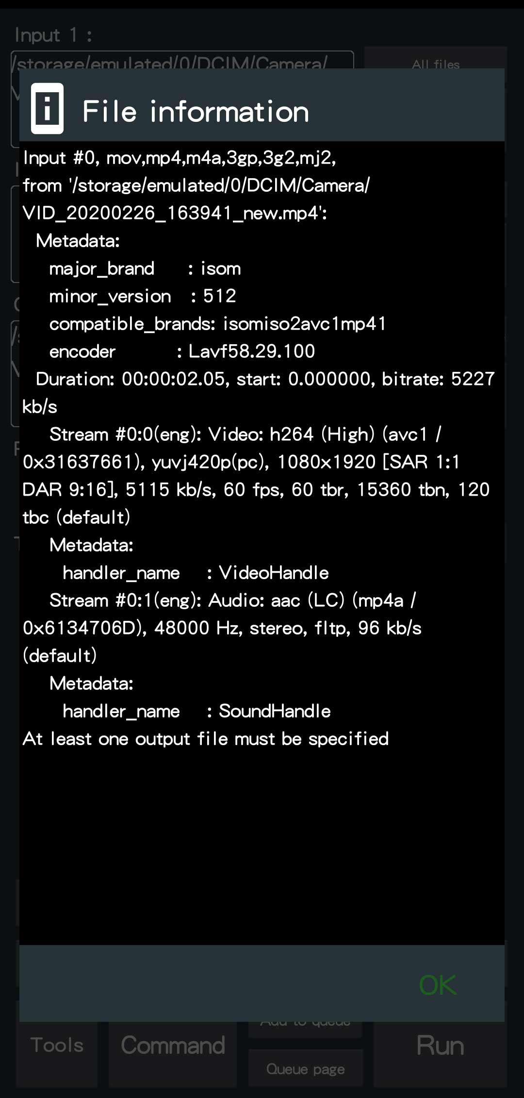 FFmpeg GUI Tool v1.6.5-4 FFmpeg GUI Tool v1.6.5