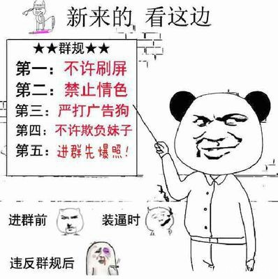 老群员装逼系列表情包