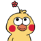贱萌小黄鸡系列表情包30张-17 贱萌小黄鸡系列表情包30张
