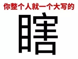 你整个人就是一个大写的...系列表情包