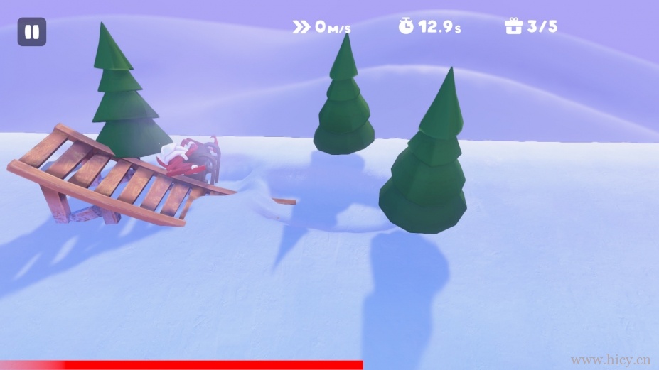 冬季雪橇 免安装绿色