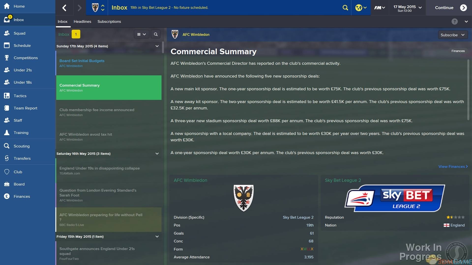 《足球经理2015》简体中文免安装版