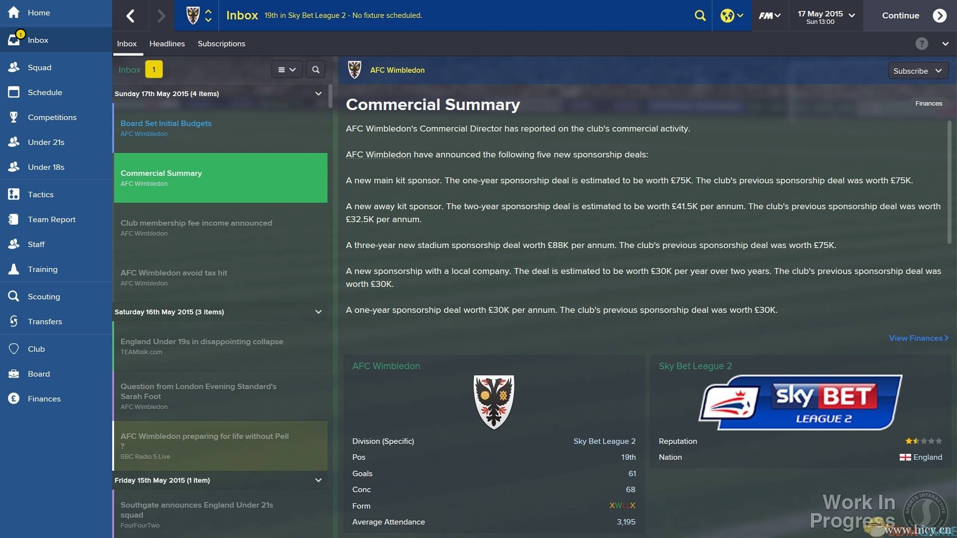 《足球经理2015》简体中文免安装版