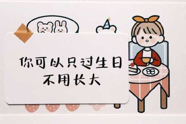 暗示自己生日到了的文案句子插图1 暗示自己生日到了的文案句子